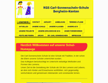 Tablet Screenshot of carl-sonnenschein-grundschule.de